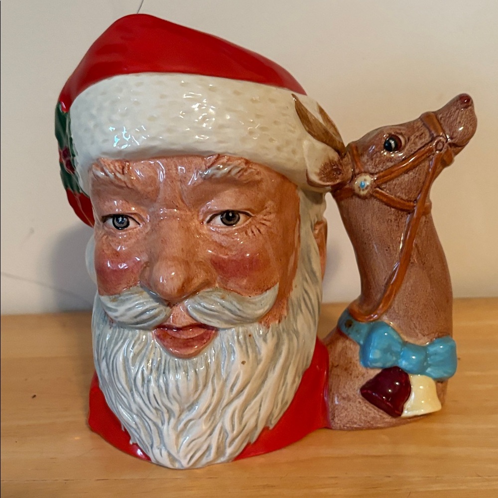 Royal Doulton Festive Santa and Reindeer Mug